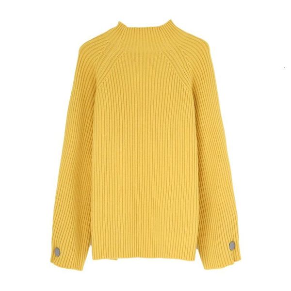 est autumn half turtleneck sweater solid color loose long sleeve pullovers thicken warm womens winter sweaters, White;black
est autumn half turtleneck sweater solid color loose long sleeve pullovers thicken warm womens winter sweaters, White;black
