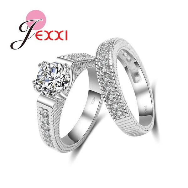 wedding rings 925 sterling silver accessories clear cubic zirconia stone luxury sets bridal gifts anillo bijoux, Slivery;golden
wedding rings 925 sterling silver accessories clear cubic zirconia stone luxury sets bridal gifts anillo bijoux, Slivery;golden