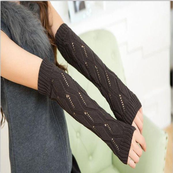 fingerless gloves 1 pair women fashion winter knitting long arm warmer, Blue;gray
fingerless gloves 1 pair women fashion winter knitting long arm warmer, Blue;gray
