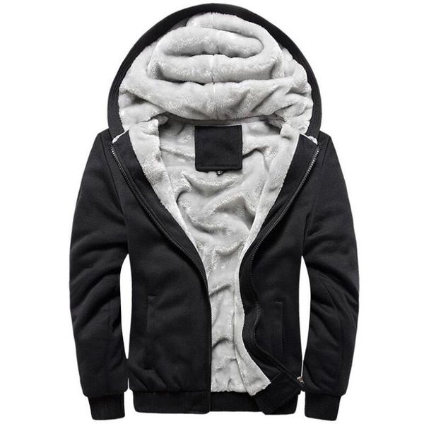 men's hoodies & sweatshirts winter fleece thermal hoodie sweatshirt for men casual slim thick warm windbreaker jacket plus velvet hoode, Black
men's hoodies & sweatshirts winter fleece thermal hoodie sweatshirt for men casual slim thick warm windbreaker jacket plus velvet hoode, Black
