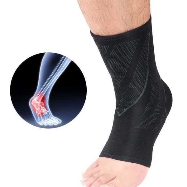 ankle support 1pcs sport safety elastic compression brace guard basketball football protection, Blue;black
ankle support 1pcs sport safety elastic compression brace guard basketball football protection, Blue;black