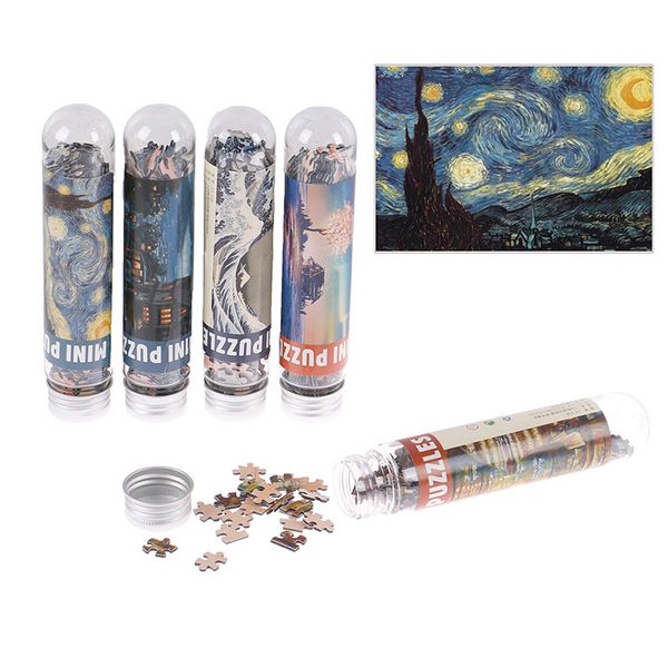 10 types 150pcs mini test tube puzzle scenery old master space stars oil painting jigsaw educational toy for adults kids
10 types 150pcs mini test tube puzzle scenery old master space stars oil painting jigsaw educational toy for adults kids