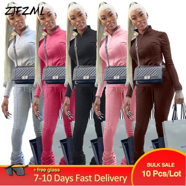 women's two piece pants wholesale bulk items lots simple casual solid plush sets 2 matching stand collar full sleeve workout pant, White
women's two piece pants wholesale bulk items lots simple casual solid plush sets 2 matching stand collar full sleeve workout pant, White