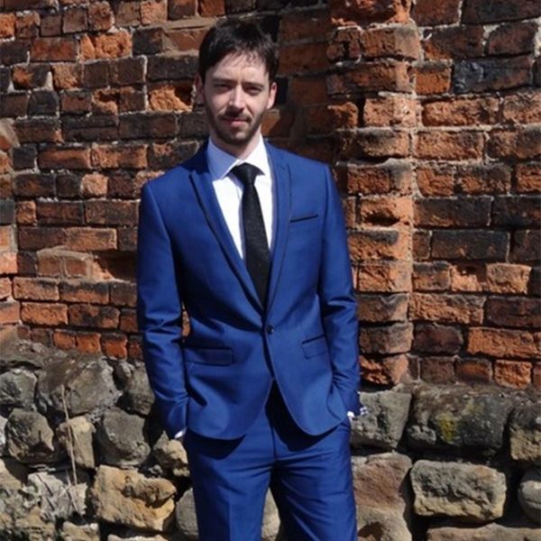 men's suits & blazers elegant 2 pieces blue suit set business to work formal wedding lang tuxedo ball party (jakcet+pants), White;black
men's suits & blazers elegant 2 pieces blue suit set business to work formal wedding lang tuxedo ball party (jakcet+pants), White;black