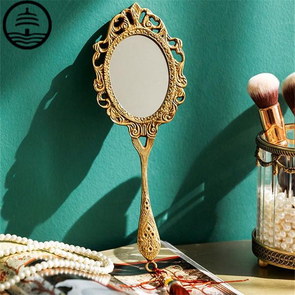 mirrors bao guang ta rectangle hand hold cosmetic mirror with handle cute creative vintage brass makeup vanity deskdecoration r5784
mirrors bao guang ta rectangle hand hold cosmetic mirror with handle cute creative vintage brass makeup vanity deskdecoration r5784