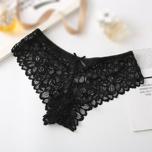 women's panties women low waist underwear summer bow lace hollow ladies briefs, Black;pink
women's panties women low waist underwear summer bow lace hollow ladies briefs, Black;pink