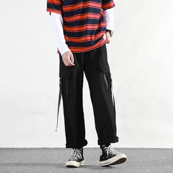 hip hop pants techwear summer men multi pockets cargo harajuku casual joggers male track streetwear trouser men's, Black
hip hop pants techwear summer men multi pockets cargo harajuku casual joggers male track streetwear trouser men's, Black