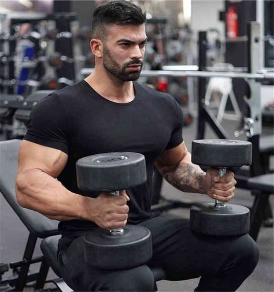 brand men's muscle fitness short sleeve t-shirts cotton gyms tshirt solid arc hem breathable stretch tee shirts 210421, White;black
brand men's muscle fitness short sleeve t-shirts cotton gyms tshirt solid arc hem breathable stretch tee shirts 210421, White;black