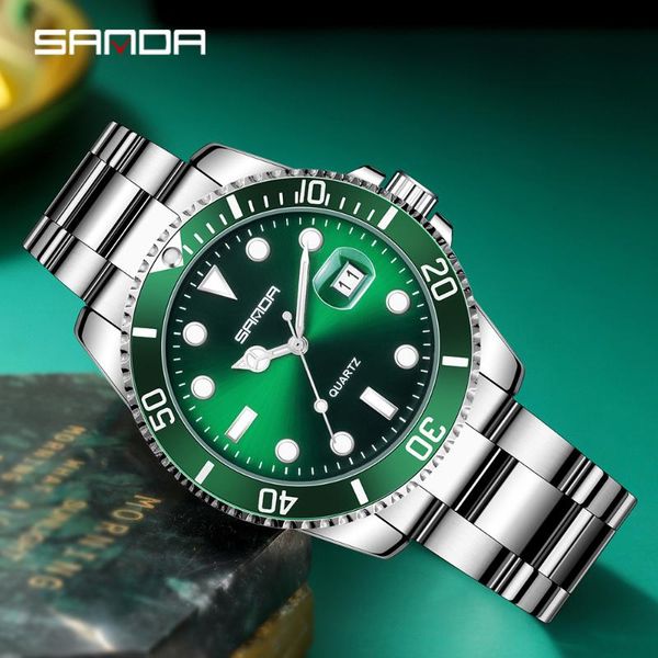 wristwatches sanda fashion men's watches luxury brand quartz watch date clock waterproof business for men relogio masculino, Slivery;brown
wristwatches sanda fashion men's watches luxury brand quartz watch date clock waterproof business for men relogio masculino, Slivery;brown