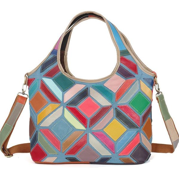 evening bags women's bag set genuine leather ladies handbag color stitching messenger shoulder female first layer cowhide tote
evening bags women's bag set genuine leather ladies handbag color stitching messenger shoulder female first layer cowhide tote