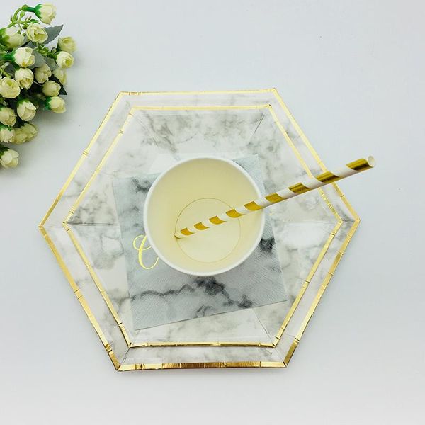disposable dinnerware 8 sets marble foil gold plate kids birthday party letter striped paper plates cups napkins straws supplies tableware
disposable dinnerware 8 sets marble foil gold plate kids birthday party letter striped paper plates cups napkins straws supplies tableware