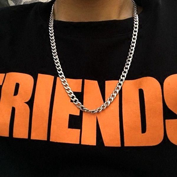chains korean couple style titanium steel simple short clavicle chain trendy men's hip hop necklace hiphop pendant accessories, Silver
chains korean couple style titanium steel simple short clavicle chain trendy men's hip hop necklace hiphop pendant accessories, Silver