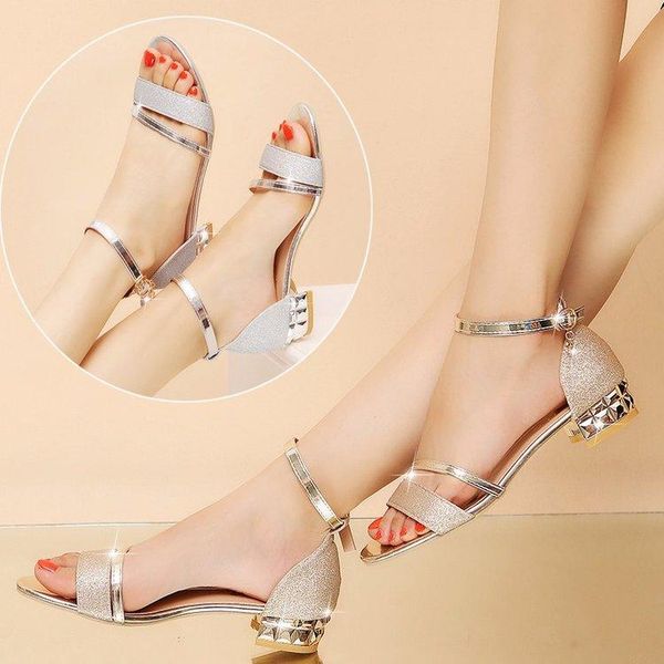 ladies sandals shoes women l luxury ankle mid heel block party open toe square, Black
ladies sandals shoes women l luxury ankle mid heel block party open toe square, Black