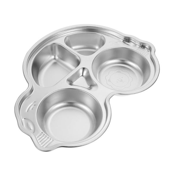 dishes & plates 1pc stainless steel plate divided meal tray dinner dish for children toddler
dishes & plates 1pc stainless steel plate divided meal tray dinner dish for children toddler