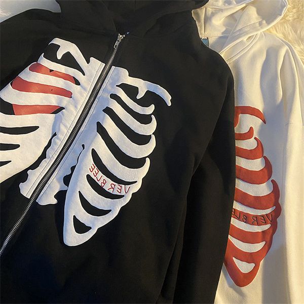 2021 autumn winter hooded cardigan sweater women's loose skull print zipper long sleeve jacket fashion, Blue;black
2021 autumn winter hooded cardigan sweater women's loose skull print zipper long sleeve jacket fashion, Blue;black