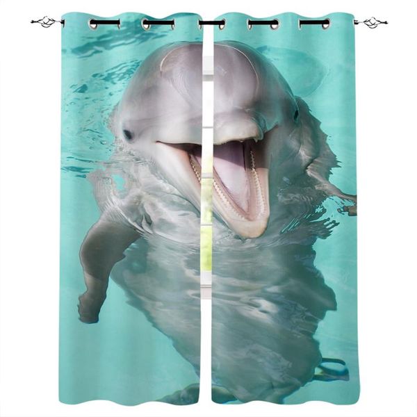smiling dolphin animal curtain for living room kids decoration bedroom window treatment drapes &
smiling dolphin animal curtain for living room kids decoration bedroom window treatment drapes &