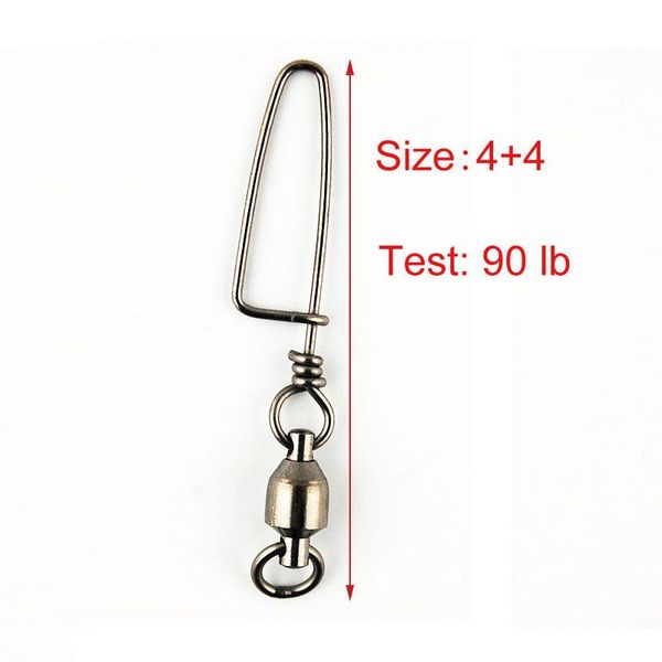 20/50 pcs fishing ball bearing swivels lock snaps trolling rigging connector optional sizr hooks
20/50 pcs fishing ball bearing swivels lock snaps trolling rigging connector optional sizr hooks