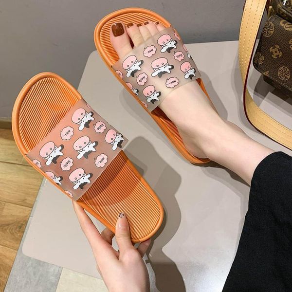 cartoon cow women slippers summer house peach banana transparent sandals womens shoes flip flops sandalias mujer 2021, Black
cartoon cow women slippers summer house peach banana transparent sandals womens shoes flip flops sandalias mujer 2021, Black
