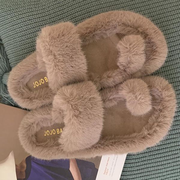 slippers winter women house indoor home spring plush fur casual slides flip flops flat shoes woman s784, Black
slippers winter women house indoor home spring plush fur casual slides flip flops flat shoes woman s784, Black