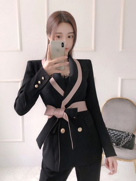 women's two piece pants pant suit women office ladies wear business formal work elegant double breasted blazer set pantsuits m2o4, White
women's two piece pants pant suit women office ladies wear business formal work elegant double breasted blazer set pantsuits m2o4, White