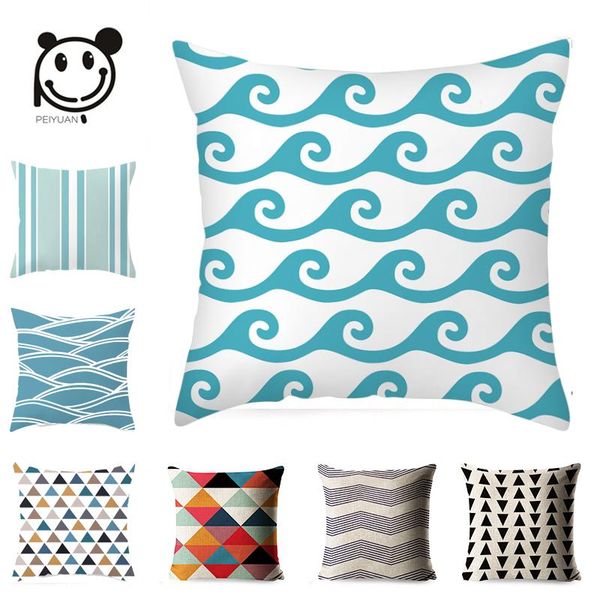 cushion/decorative pillow peiyuan fresh and bright stripes pillowcase blue water ripples case polyester microfiber soft cushion covers
cushion/decorative pillow peiyuan fresh and bright stripes pillowcase blue water ripples case polyester microfiber soft cushion covers