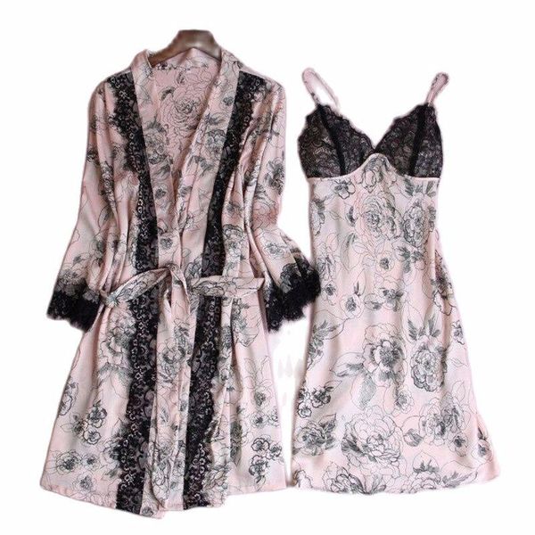women's sleepwear 2021 spring women silk printing 2 pcs set lingerie kimono robe satin nightgown bathrobe party bridesmaid, Black;red
women's sleepwear 2021 spring women silk printing 2 pcs set lingerie kimono robe satin nightgown bathrobe party bridesmaid, Black;red
