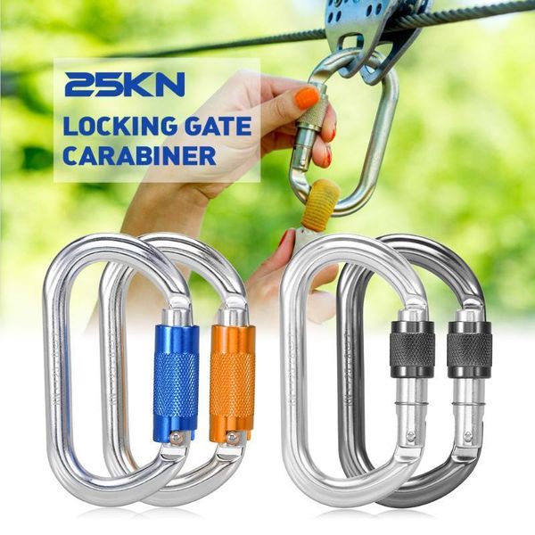 cords, slings and webbing outdoor 25kn d shape auto locking gate carabiner heavy duty buckle pack lock climbing hammock camping equipment1
cords, slings and webbing outdoor 25kn d shape auto locking gate carabiner heavy duty buckle pack lock climbing hammock camping equipment1