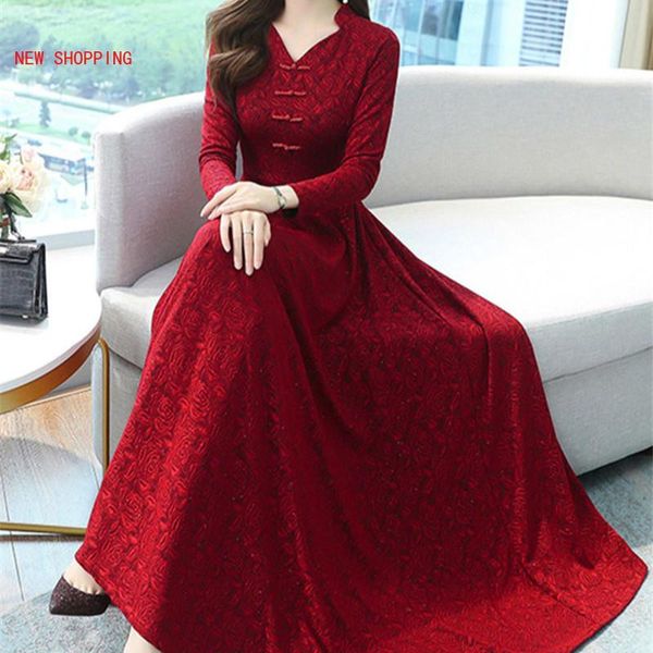 casual dresses vintage autumn winter dress women xmas red 2021 ball gown big pendulum plus size 3xl long party vestidos, Black;gray
casual dresses vintage autumn winter dress women xmas red 2021 ball gown big pendulum plus size 3xl long party vestidos, Black;gray