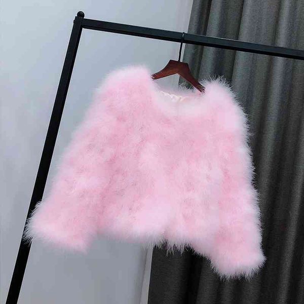 leather customized autumn winter women korean fashion ostrich feather jackets short real coats solid turkey fur 6xl a168, Black
leather customized autumn winter women korean fashion ostrich feather jackets short real coats solid turkey fur 6xl a168, Black