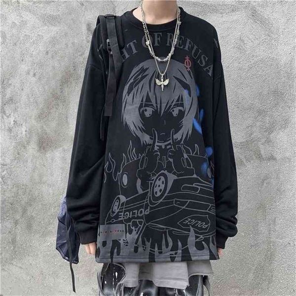 t-shirt men and women retro high street dark school students secondary anime printing hip hop long sleeve harajuku 210722, White
t-shirt men and women retro high street dark school students secondary anime printing hip hop long sleeve harajuku 210722, White