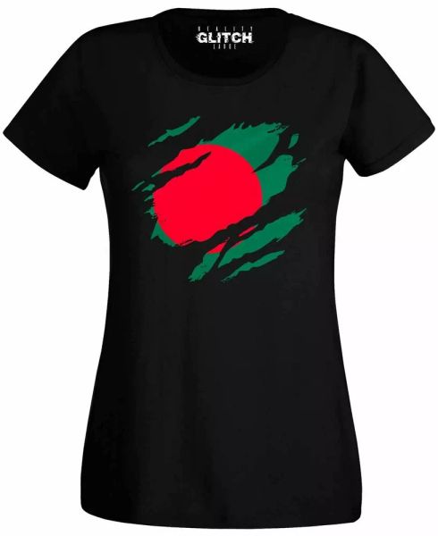 Torn Bangladesh Flag Women's T-Shirt Bangladeshi Cricket Sport Support Proud, White;black
Torn Bangladesh Flag Women's T-Shirt Bangladeshi Cricket Sport Support Proud, White;black