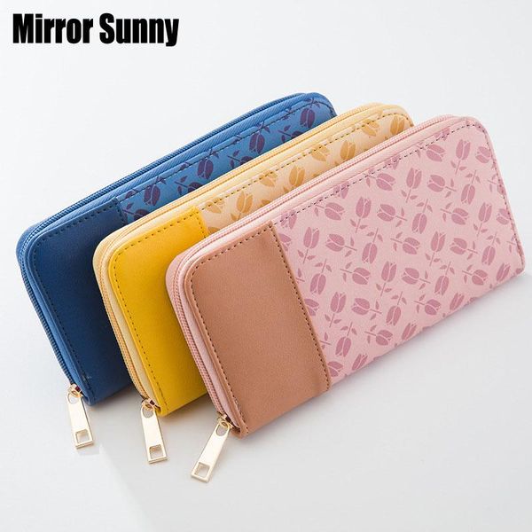 wallets arrivals pu leather women's wallet lady flower printed patchwork long zipper purse korean multi-card clutch cellphone bag, Red;black
wallets arrivals pu leather women's wallet lady flower printed patchwork long zipper purse korean multi-card clutch cellphone bag, Red;black
