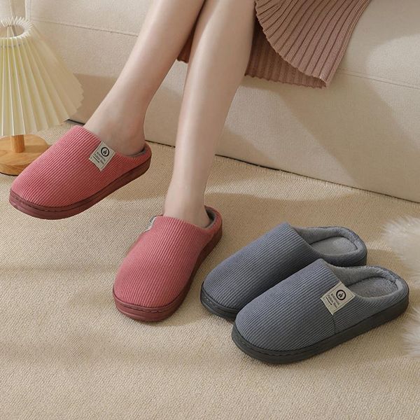 slippers women indoor house plush soft concise cotton non-slip floor home bedroom winter solid cozy shoes, Black
slippers women indoor house plush soft concise cotton non-slip floor home bedroom winter solid cozy shoes, Black