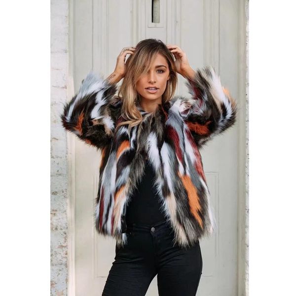 women's fur & faux coat jacket women women's winter coats 2021 plus velvet female solid overcoat, Black
women's fur & faux coat jacket women women's winter coats 2021 plus velvet female solid overcoat, Black