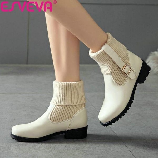 boots esveva 2021 woman thin high heels shoes western style cow leather pointed toe solid winter women ankle 34-43, Black
boots esveva 2021 woman thin high heels shoes western style cow leather pointed toe solid winter women ankle 34-43, Black