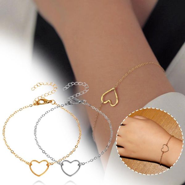 link, chain creative versatile loving bracelet simple jewelry fashion heart-shaped peach heart anklet dual purpose mujer, Black
link, chain creative versatile loving bracelet simple jewelry fashion heart-shaped peach heart anklet dual purpose mujer, Black