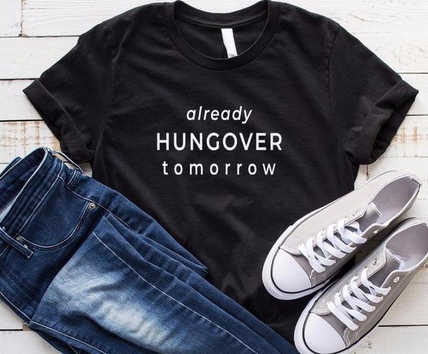already hungover tomorrow print womens t shirt cotton casual funny yong girl tee hipster drop ship s 239, White
already hungover tomorrow print womens t shirt cotton casual funny yong girl tee hipster drop ship s 239, White