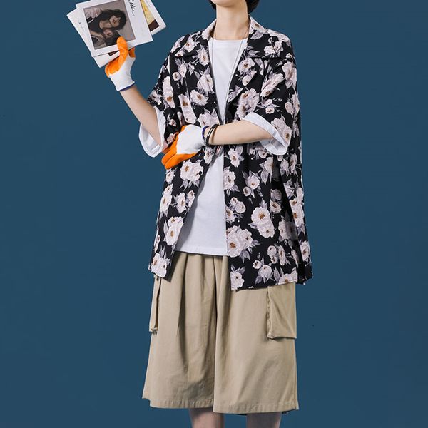 shirts summer flower men's fashion printed casual men streetwear korean couple short-sleeved mens hawaiian shirts, White;black
shirts summer flower men's fashion printed casual men streetwear korean couple short-sleeved mens hawaiian shirts, White;black