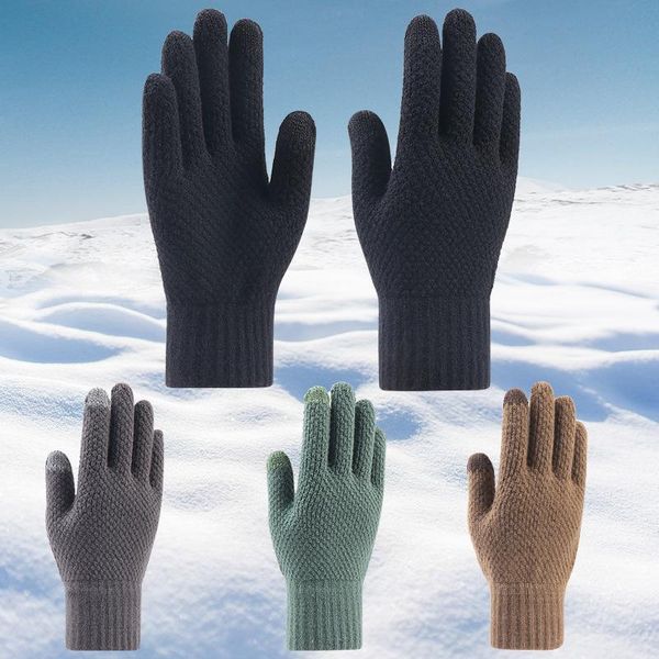 five fingers gloves men winter thick warm plush cashmere knitted wrist touch screen fashion full finger outdoor ridding work glove, Blue;gray
five fingers gloves men winter thick warm plush cashmere knitted wrist touch screen fashion full finger outdoor ridding work glove, Blue;gray