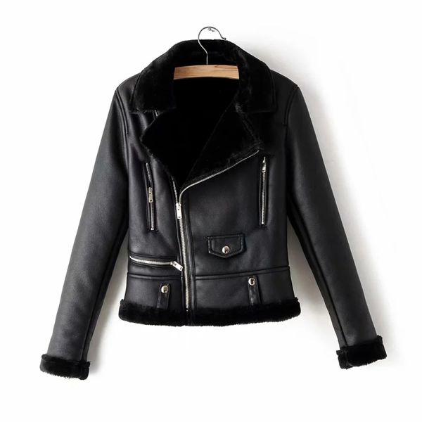 cool ladies short jackets winter women pu leather coats female black vintage jacket fashion girls long sleeve coat 210427
cool ladies short jackets winter women pu leather coats female black vintage jacket fashion girls long sleeve coat 210427