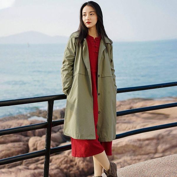 women's trench coats loose windbreaker female 2021 doll collar long small spring and autumn coat korean version, Tan;black
women's trench coats loose windbreaker female 2021 doll collar long small spring and autumn coat korean version, Tan;black