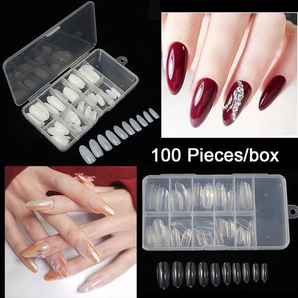 pieces/box oval full cover false nail tips long acrylic artificial nails round 10 sizes press on art salon tips1, Red;gold
pieces/box oval full cover false nail tips long acrylic artificial nails round 10 sizes press on art salon tips1, Red;gold