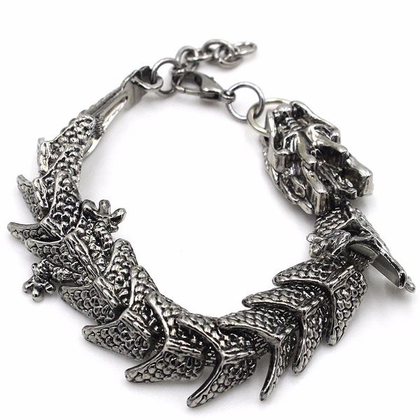 dragon silver vintage punk bracelet for men stainless steel fashion jewelry hippop street culture brace;ets bangles, Golden;silver
dragon silver vintage punk bracelet for men stainless steel fashion jewelry hippop street culture brace;ets bangles, Golden;silver