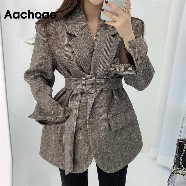 aachoae women autumn winter wool coats with belt casual turn down collar long sleeve pocket outerwear female elegant office coat 211018, Black
aachoae women autumn winter wool coats with belt casual turn down collar long sleeve pocket outerwear female elegant office coat 211018, Black