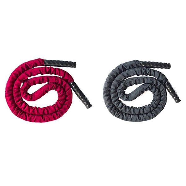 jump ropes 2x fitness heavy rope 2.8m thick skipping training weighted strength red & black
jump ropes 2x fitness heavy rope 2.8m thick skipping training weighted strength red & black