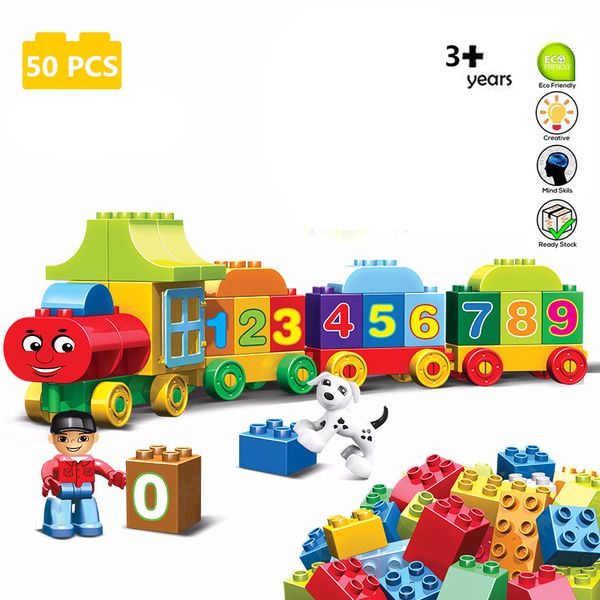 50pcs Numbers Train Large Particles Building Blocks Educational City Bricks Toys For Children
50pcs Numbers Train Large Particles Building Blocks Educational City Bricks Toys For Children