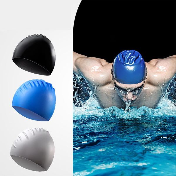 swimming caps comfortable non-slip silicone cap bathing to keep your hair dry for beach mj
swimming caps comfortable non-slip silicone cap bathing to keep your hair dry for beach mj