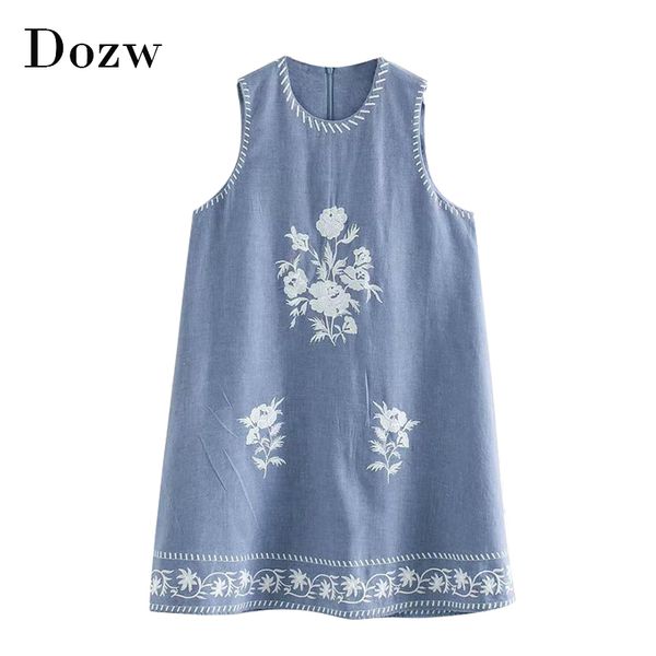 stylish embroidery dress women o neck vitnage mini casual dresses summer sleeveless loose short dress vestidos mujer 210414, Black;gray
stylish embroidery dress women o neck vitnage mini casual dresses summer sleeveless loose short dress vestidos mujer 210414, Black;gray