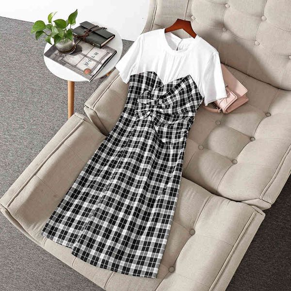 casual dresses summer short sleeve round neck multicolor plaid print panelled mid-calf dress elegant one piece nj29206201 b9mt, Black;gray
casual dresses summer short sleeve round neck multicolor plaid print panelled mid-calf dress elegant one piece nj29206201 b9mt, Black;gray