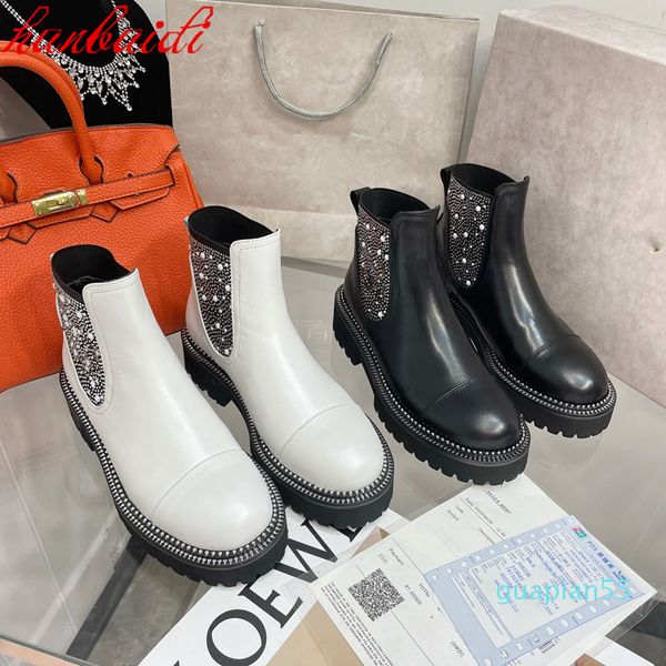 fashion-winter women short boots chain decoration shoes chelsea boot fashion ankle slip on shoe breathable thick bottom shose botas, Black
fashion-winter women short boots chain decoration shoes chelsea boot fashion ankle slip on shoe breathable thick bottom shose botas, Black